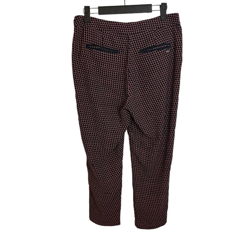 Armani Exchange Patterned Drawstring Ankle Pants - image 2